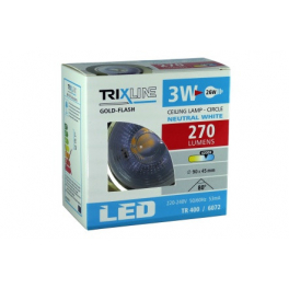 TR 400 3W 240lm 4200K bronz kerek spot lámpa 90x45mm